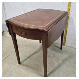 Cherry drop leaf end stand