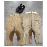 2 Pair Vintage Riding? Breeches And Football