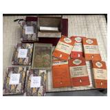 Misc. Penguin books, mosaic magnified cards,