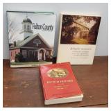 3 books - Fulton county (autographed), Schuyler