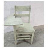 Painted school desk