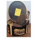 Disney hat courier and Ives box with hat