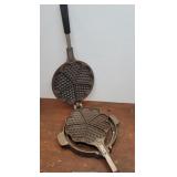 Jotul NR 6 Norway Wafer Pizzell Cast Iron Waffle