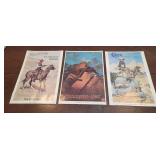 3 posters - Remington, Marlin, & Colt