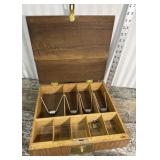 Wooden Cash box *with keys