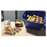 Tub of country Candles - NEW &  CLEAN!!