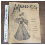 1896 Modes magazine - women