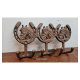 Cast iron horse/pony hooks