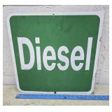 Diesel sign - double sided