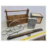 Tote, bait box, holder, etc