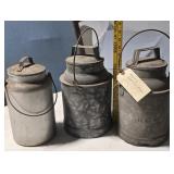 3 Cream Cans - NYC, Etc...  from Railroad estate