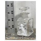 Mary Gregory Perfume bottle - Hand painted