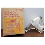 B&D PowerPro mixer & elec cookie press - untested