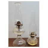 2 Working Oil Lamps - No Shipping There Full Of