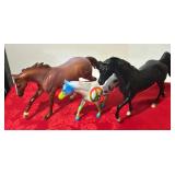 3 Breyer Model Horses. Includes Peace: Love &
