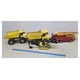 4 Tonka trucks