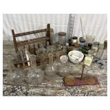 Labware - Pyrex, bottles and contents *shipping