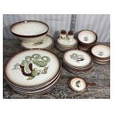 Brock of California dinner, salad and dessert