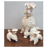 3pc poodle set - The mama dog is very large but