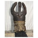 African? Carved sculpture/mask? With stand