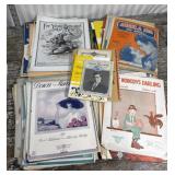 Box vintage sheet music