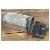 Glass Mailbox with latching lid