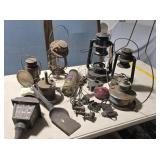 Lantern parts, etc from Railroad estate