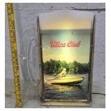 Utica club light up sign
