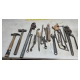Wrenches, hammers, etc