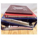 Binders of baseball cards. Unsearched