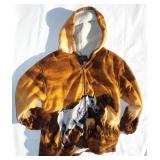 Trail Crest sherpa lined horse design fleece zip