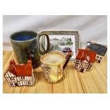 Box lot of porcelain marked England and Ireland