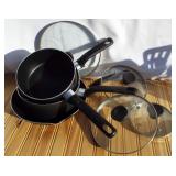 T-fal pots, pans & lids. Wilton decorating items