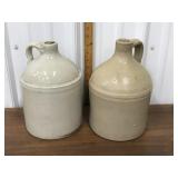 2 stoneware Jugs *not Perfect