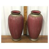 Unique pair of vases