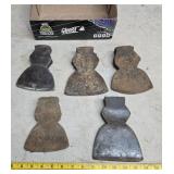5 Hatchet Heads