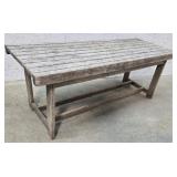 Teak coffee table 47"18"18"