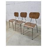 3 mcm chairs