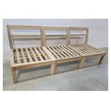 3pc Teak Sofa No Cushions 26"84"