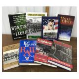 8 Autographed Military Books