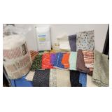 Bag of fabrics and batting