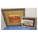 2 Prints Of Old West - Charles Russell