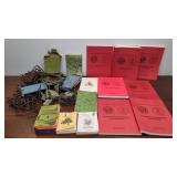 Military Marine books, canteen, & practice M-33