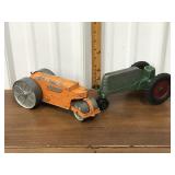 Hubley Steamroller & Tractor
