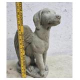 Concrete dog Angel