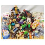 Full box of vintage little toys. McDonald