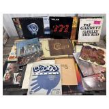 Box records - Beatles, Jimi Hendrix, Moody Blues,