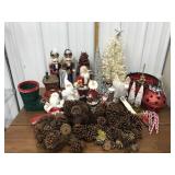 Christmas Trees, Decorations, candles, Santas,