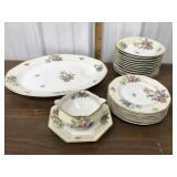 Theodore Haviland Limoges France Rosegay dishes-