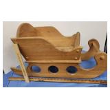 Wooden sleigh